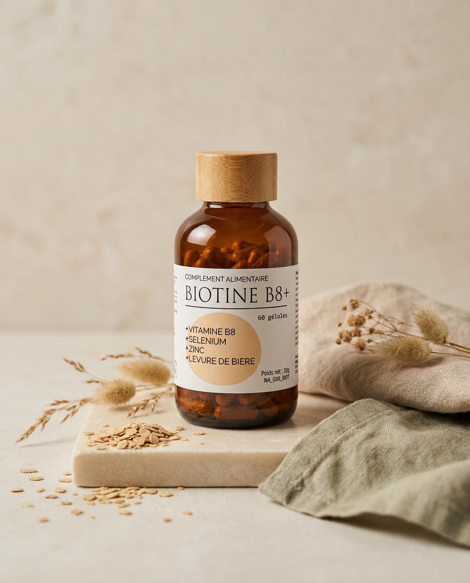 biotine cheveux peau