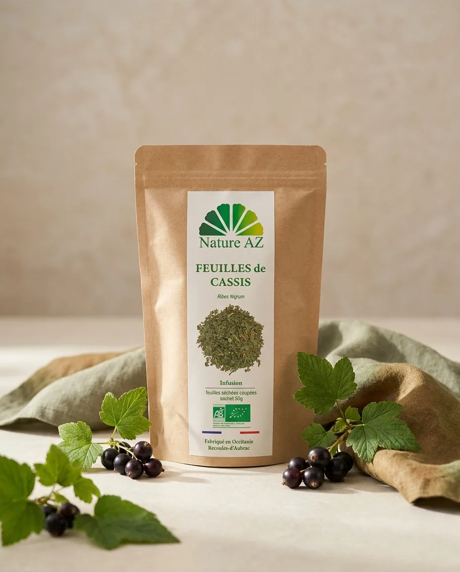 Feuilles de Cassis Bio coupées