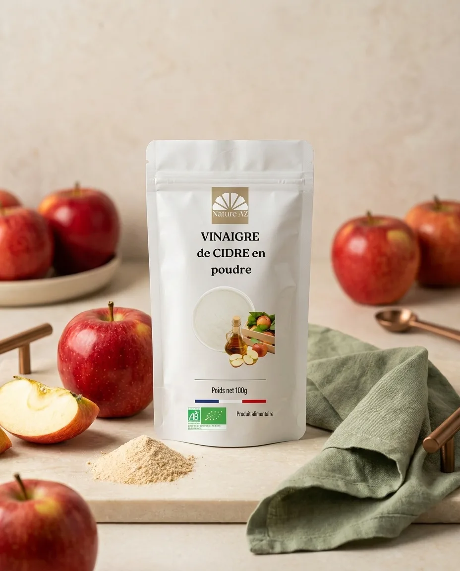 Vinaigre de cidre bio en poudre
