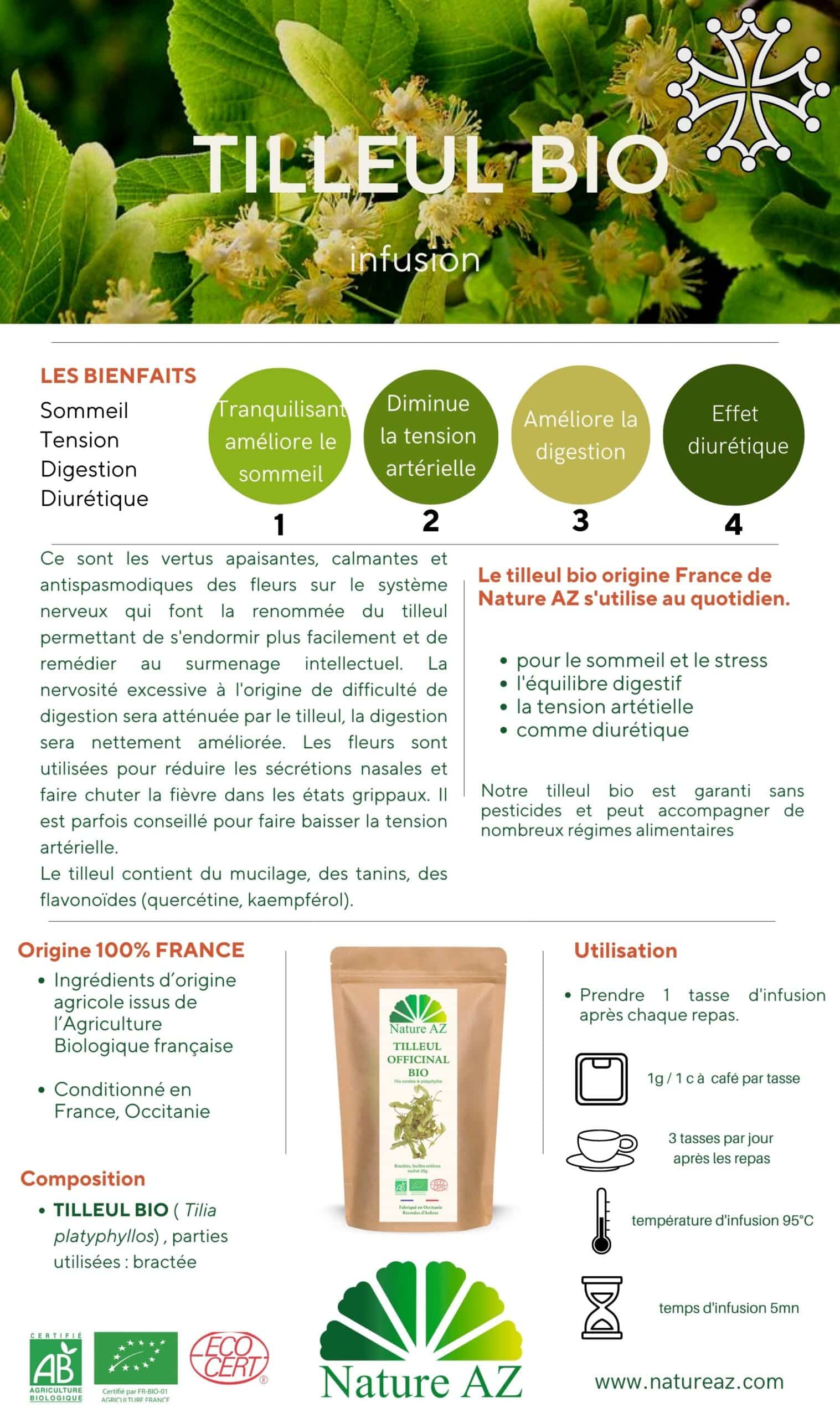 tilleul bio france nature az