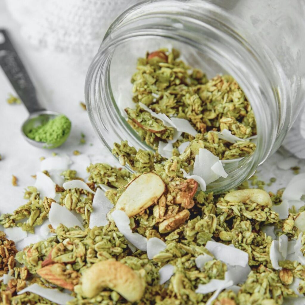 granola thé vert matcha recette