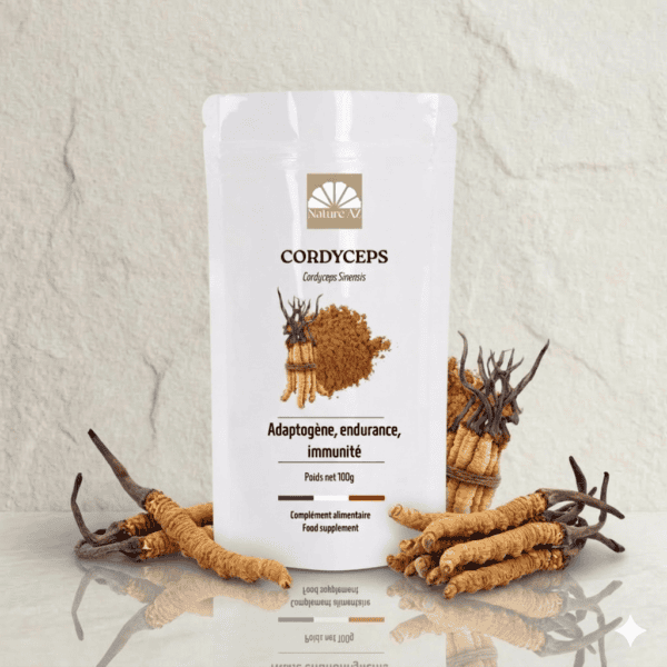 cordyceps poudre adaptogene stress vitalité