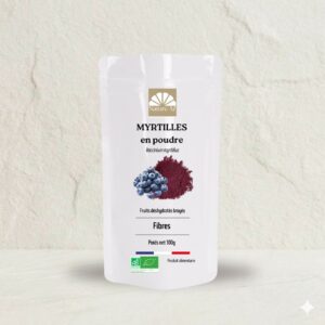 myrtilles en poudre